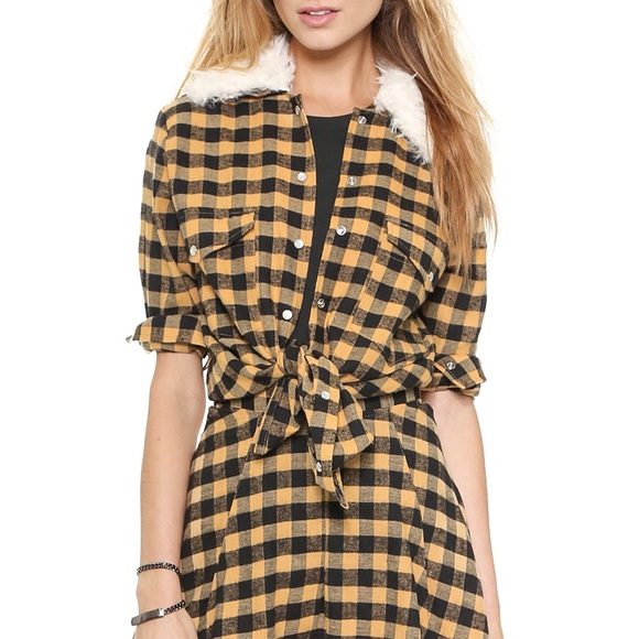 For Love & Lemons Jackson Hole Flannel Jacket - Picture 6 of 6